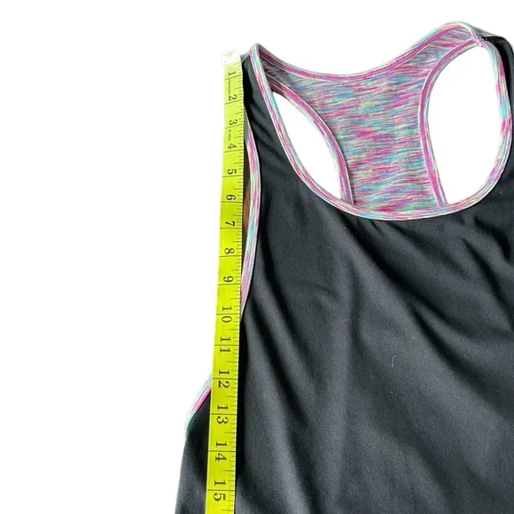 Tonic Active Black/Pink-Multi Racer Back Tank (M) - Picture 11 of 12